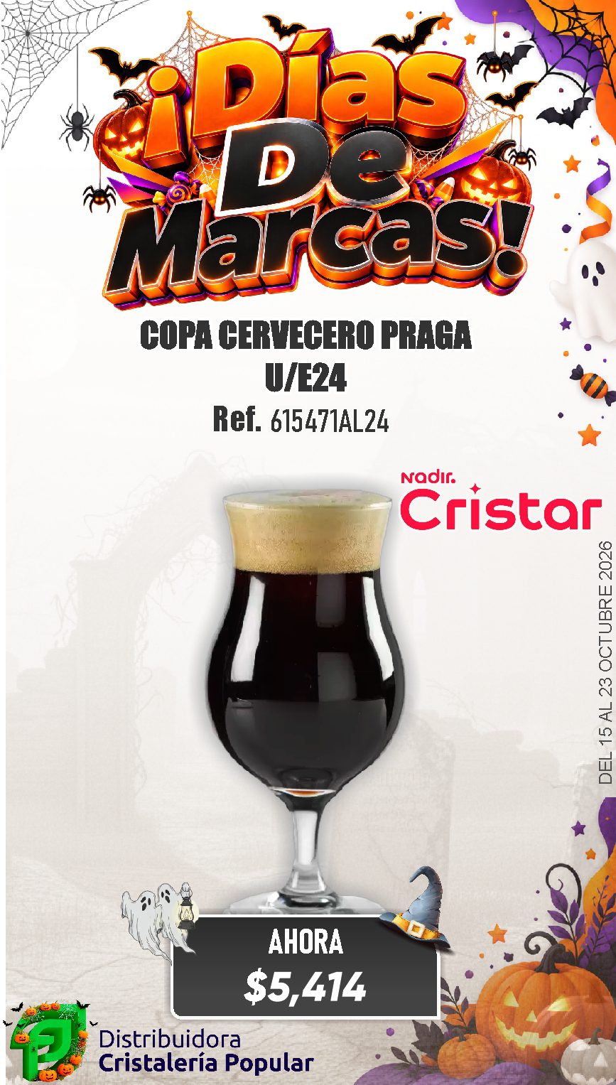 ESTRATEGIA DE CRISTAR DEL 15 AL 23 OCTUBRE 2026