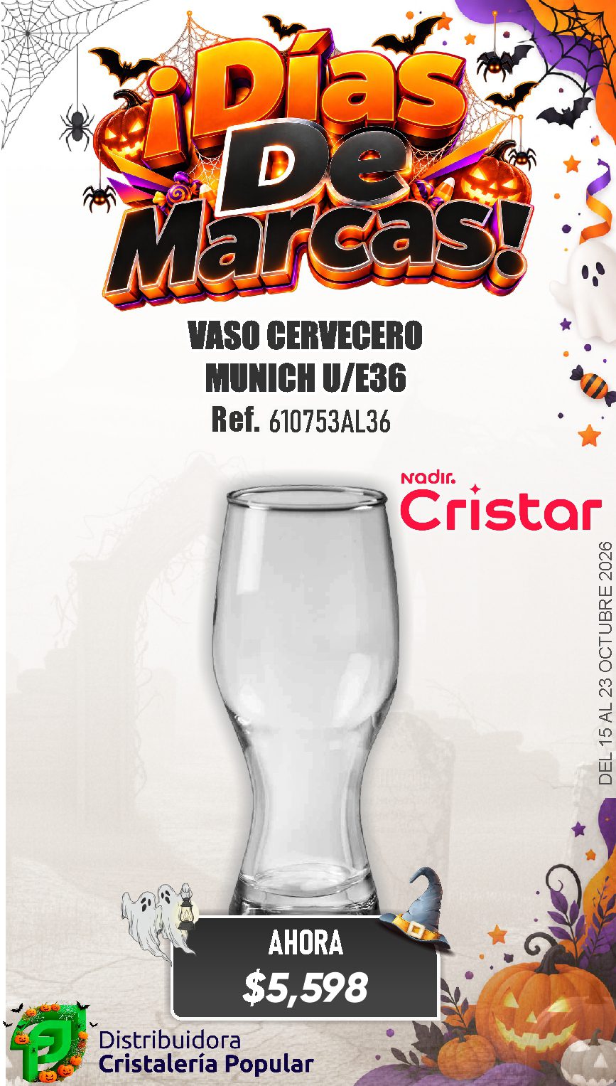 ESTRATEGIA DE CRISTAR DEL 15 AL 23 OCTUBRE 2026