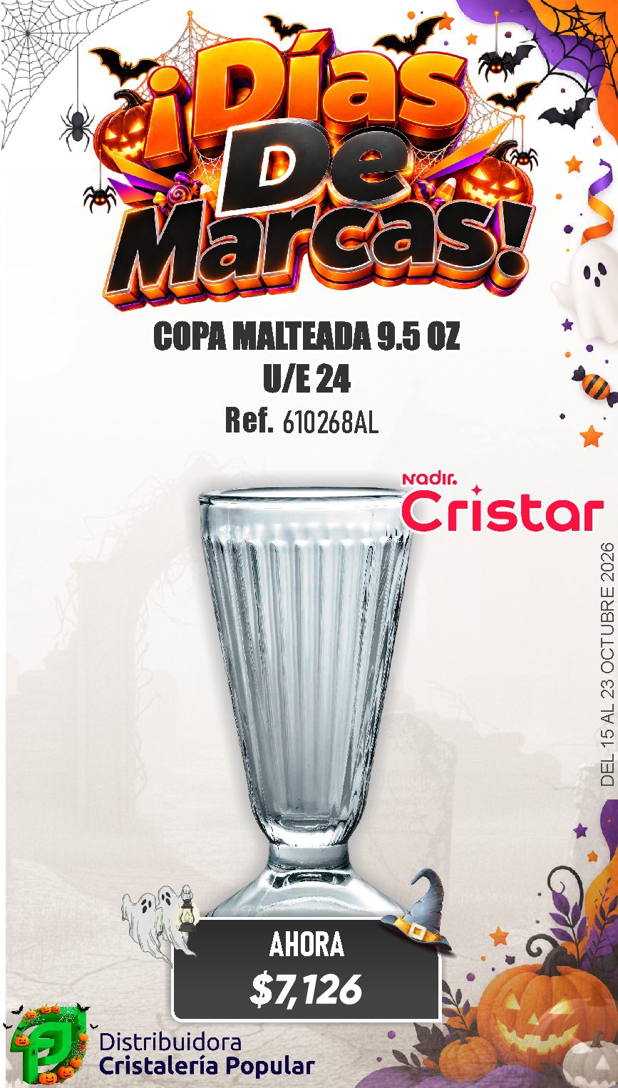 ESTRATEGIA DE CRISTAR DEL 15 AL 23 OCTUBRE 2026