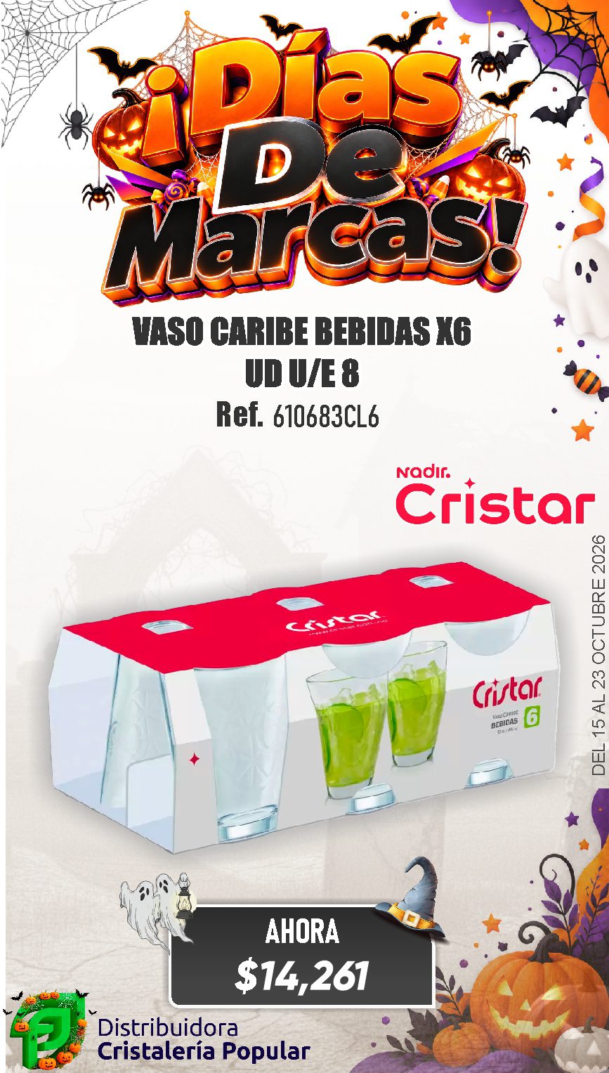 ESTRATEGIA DE CRISTAR DEL 15 AL 23 OCTUBRE 2026
