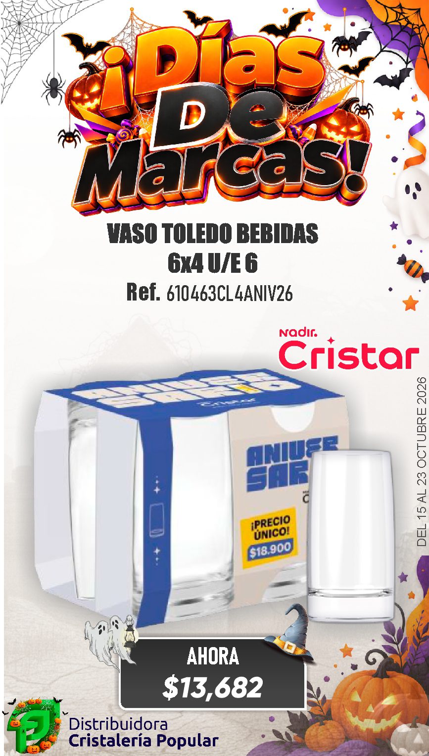 ESTRATEGIA DE CRISTAR DEL 15 AL 23 OCTUBRE 2026