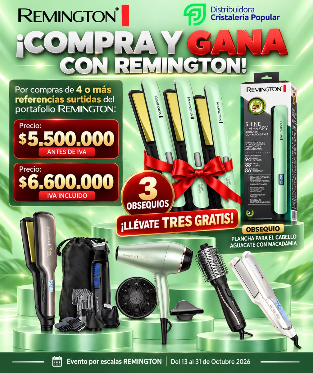 Evento por escalas Remington