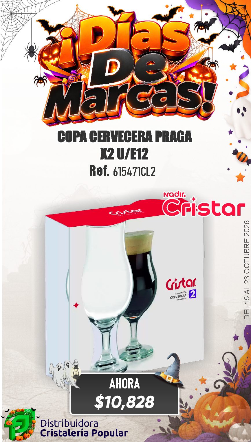 ESTRATEGIA DE CRISTAR DEL 15 AL 23 OCTUBRE 2026