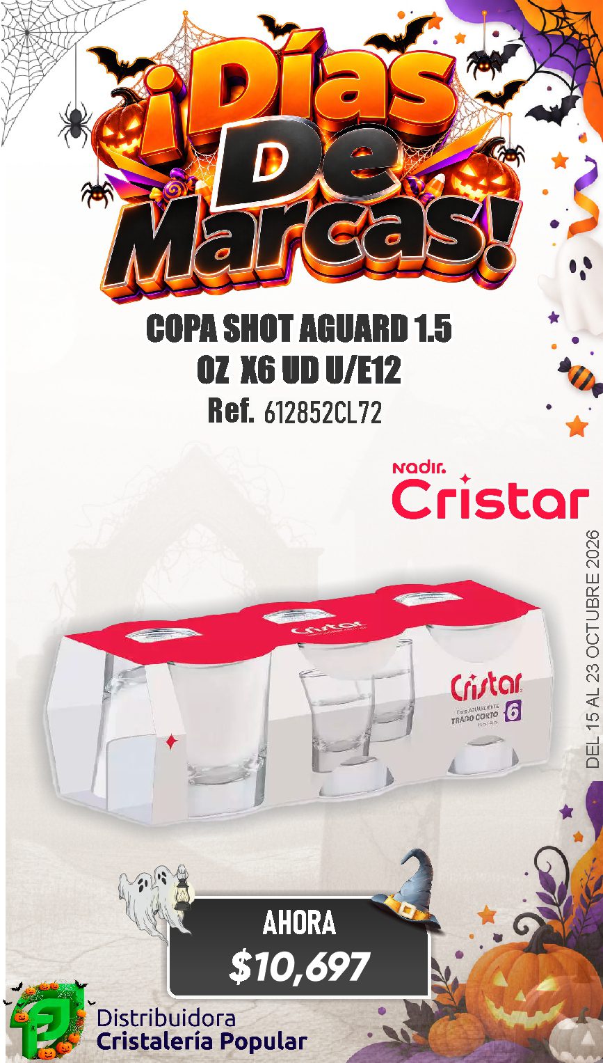 ESTRATEGIA DE CRISTAR DEL 15 AL 23 OCTUBRE 2026