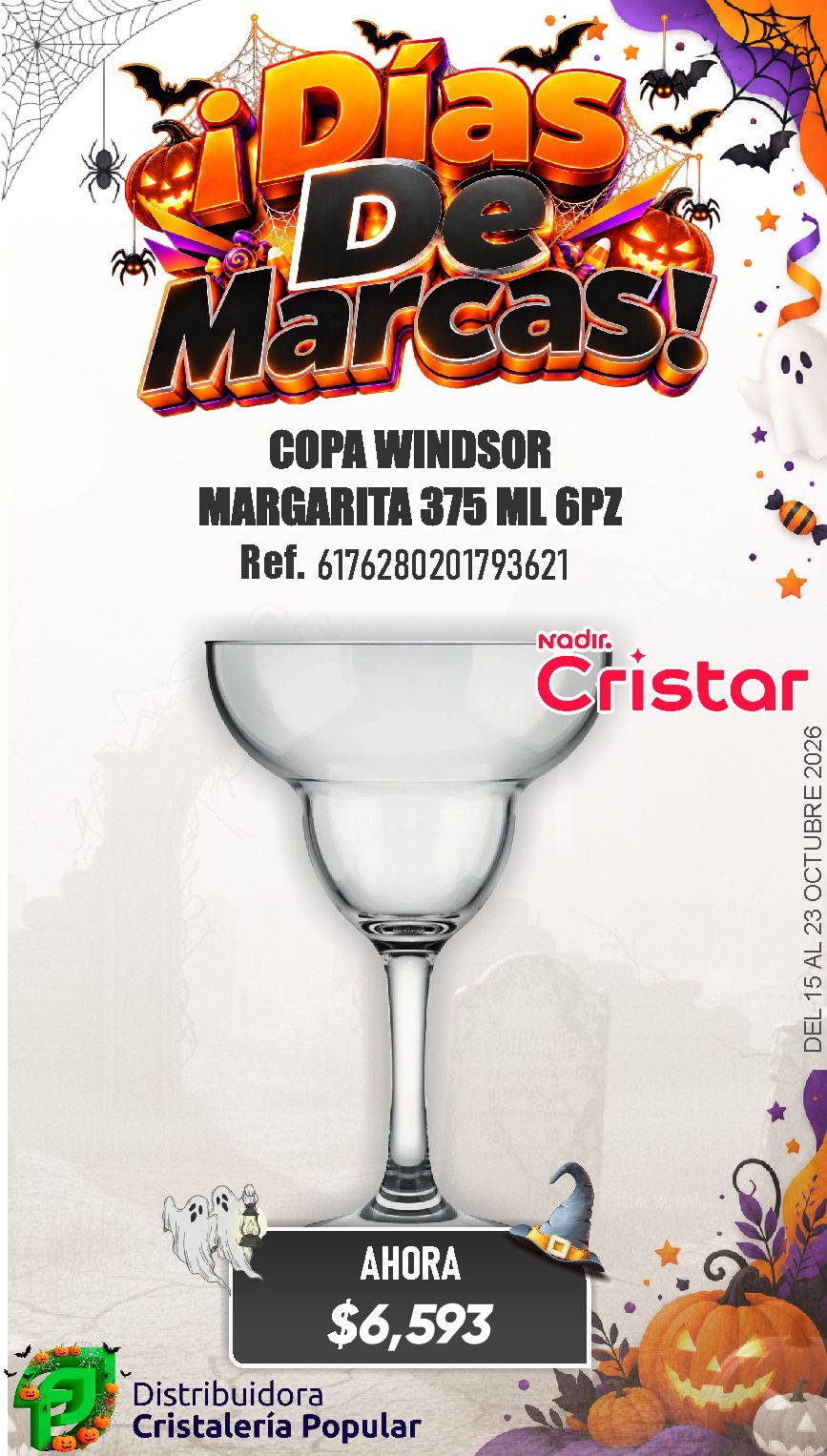 ESTRATEGIA DE CRISTAR DEL 15 AL 23 OCTUBRE 2026