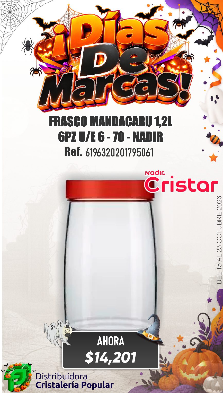 ESTRATEGIA DE CRISTAR DEL 15 AL 23 OCTUBRE 2026