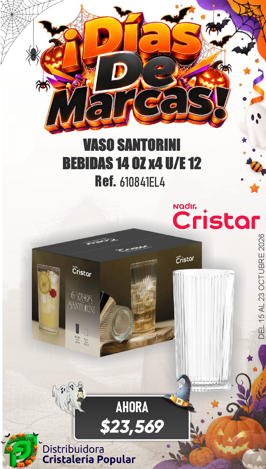 ESTRATEGIA DE CRISTAR DEL 15 AL 23 OCTUBRE 2026