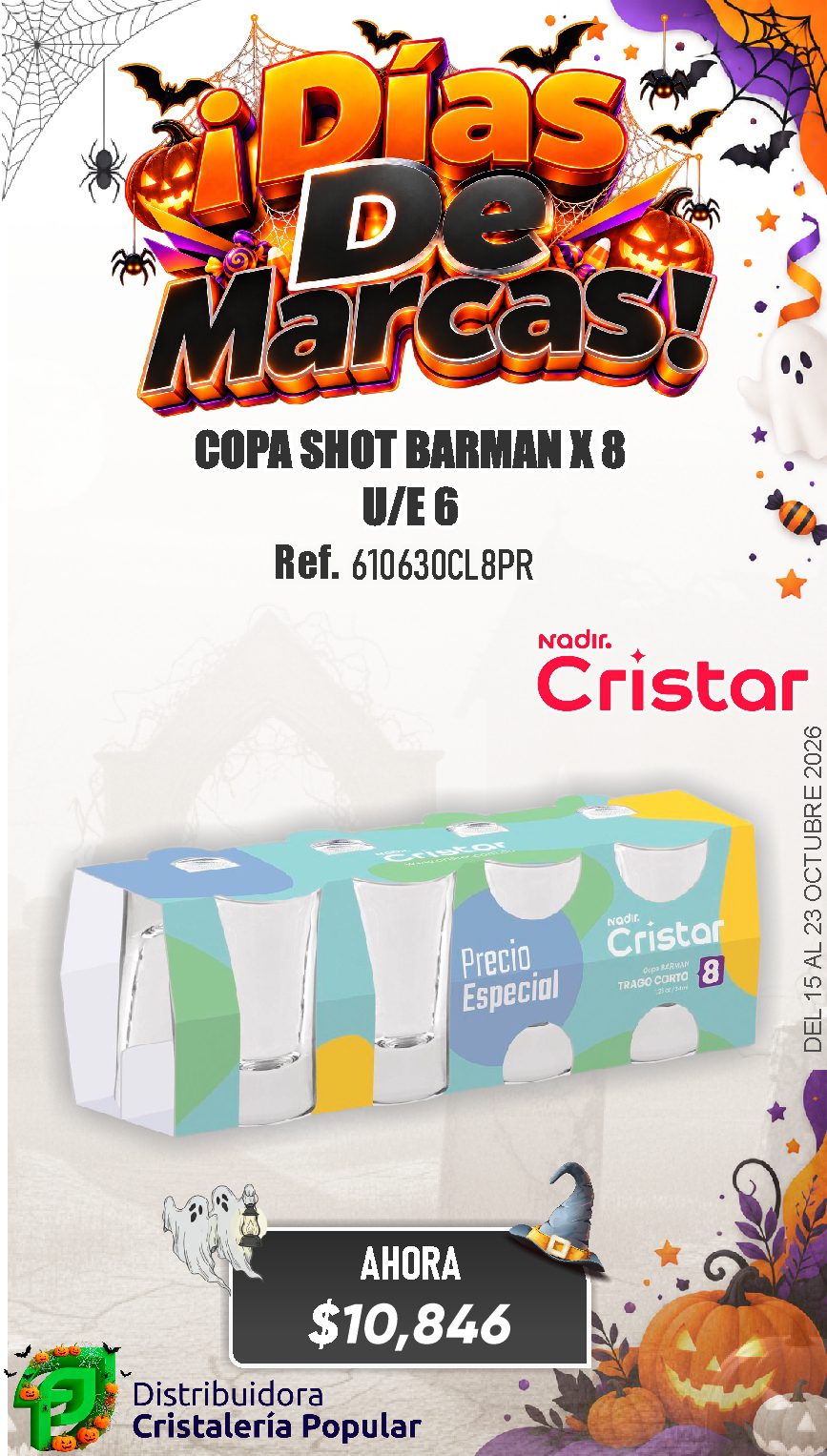 ESTRATEGIA DE CRISTAR DEL 15 AL 23 OCTUBRE 2026