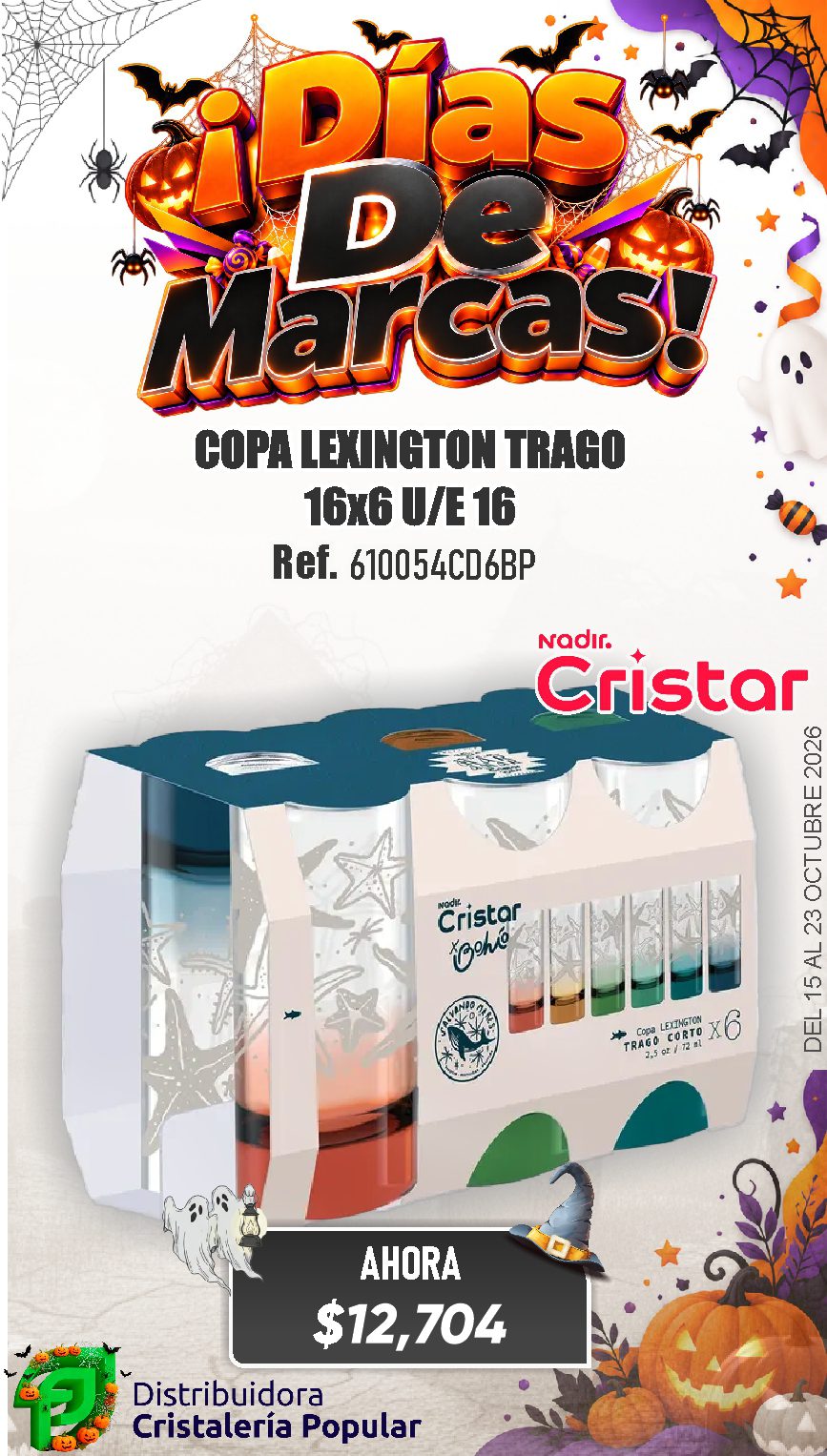ESTRATEGIA DE CRISTAR DEL 15 AL 23 OCTUBRE 2026