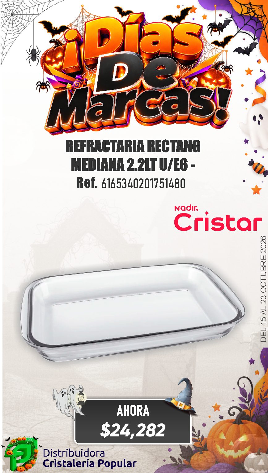 ESTRATEGIA DE CRISTAR DEL 15 AL 23 OCTUBRE 2026