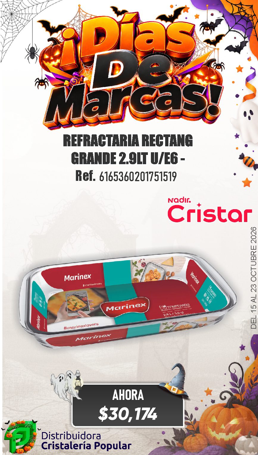 ESTRATEGIA DE CRISTAR DEL 15 AL 23 OCTUBRE 2026