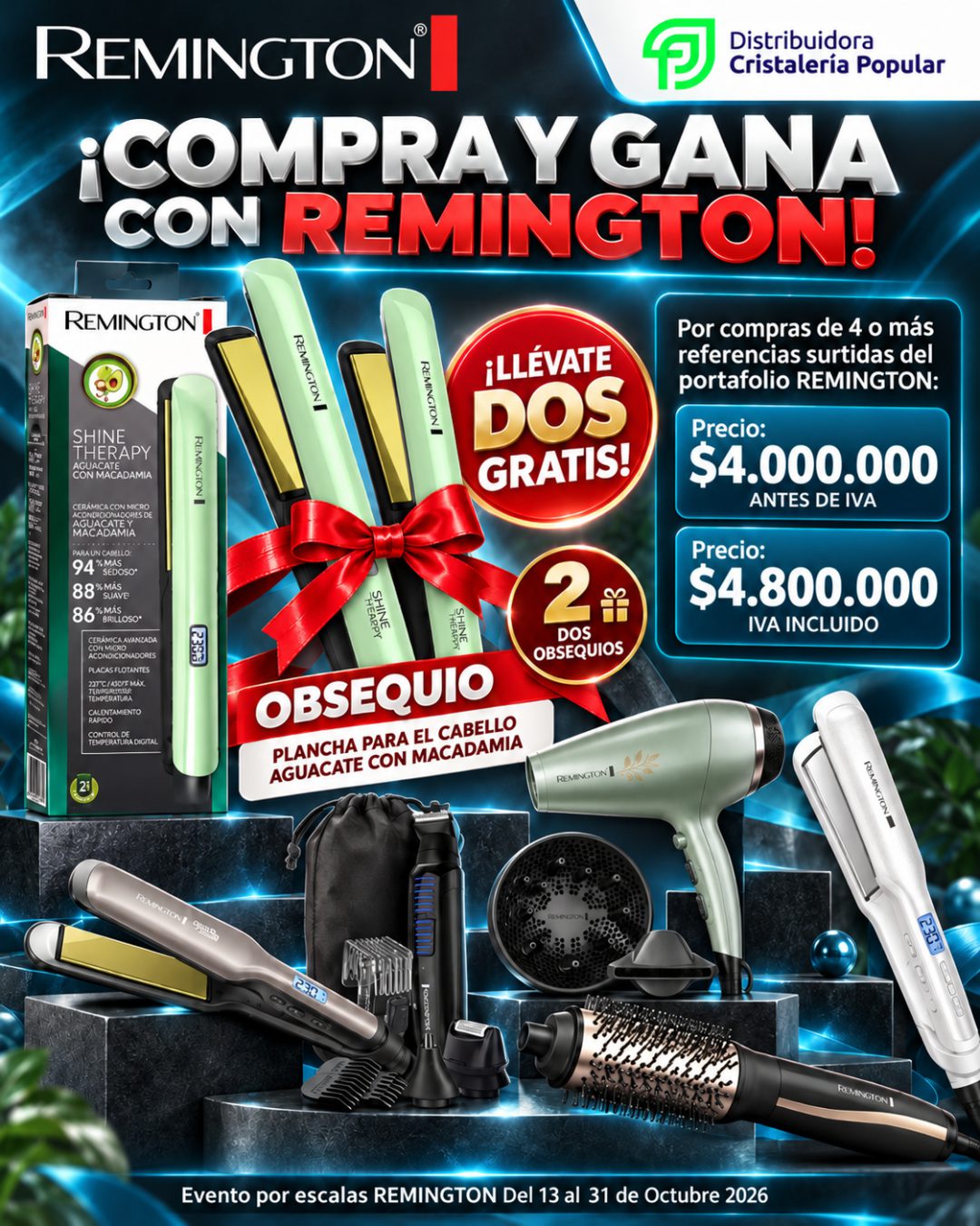 Evento por escalas Remington