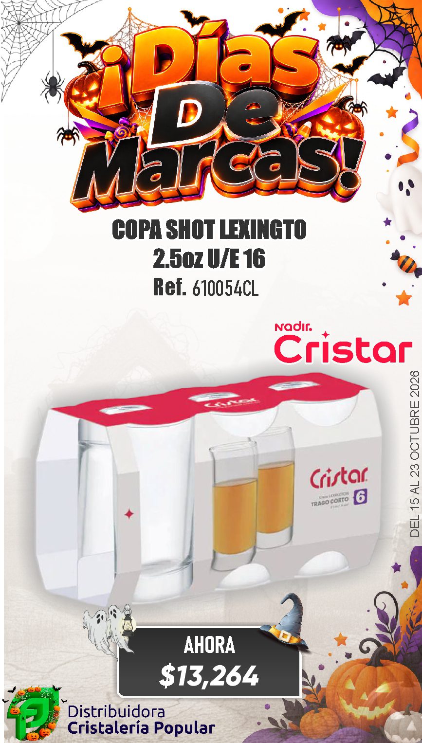 ESTRATEGIA DE CRISTAR DEL 15 AL 23 OCTUBRE 2026