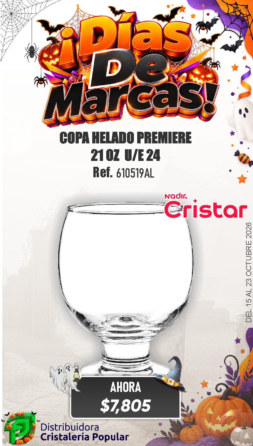 ESTRATEGIA DE CRISTAR DEL 15 AL 23 OCTUBRE 2026