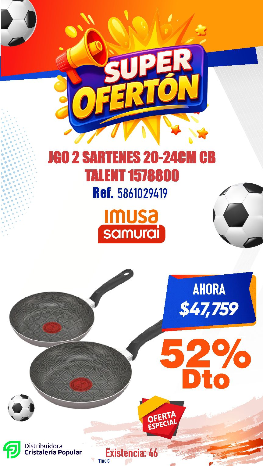 FERIA SALDOS - IMUSA&SAMURAI