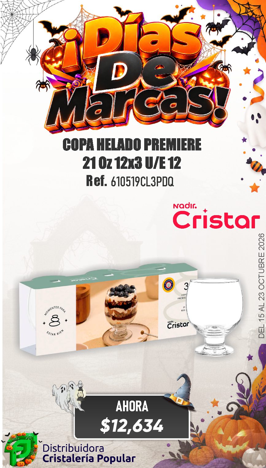 ESTRATEGIA DE CRISTAR DEL 15 AL 23 OCTUBRE 2026